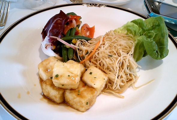 Tofu lunch at Westin