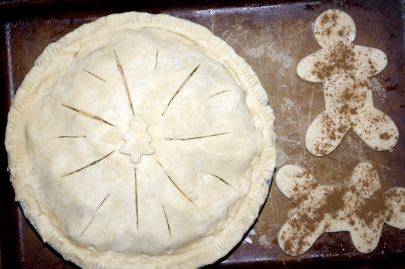 decorated pie crust