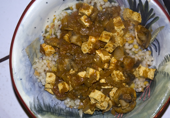 curry simmer over grains