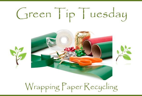 Green Tip Tuesday Recycling Wrapping Paper