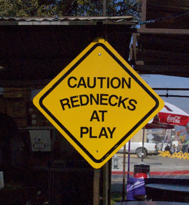 Rednecks at Play sign