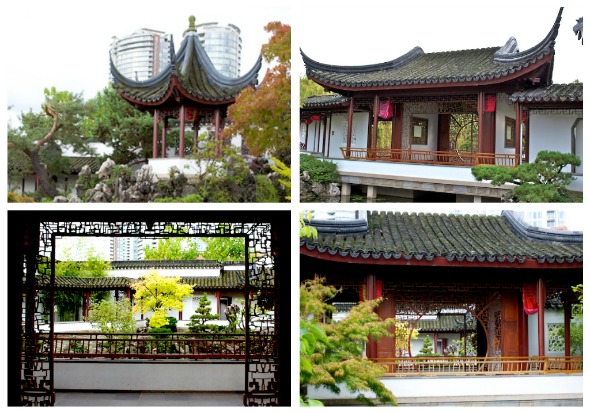 Chinese Garden collage