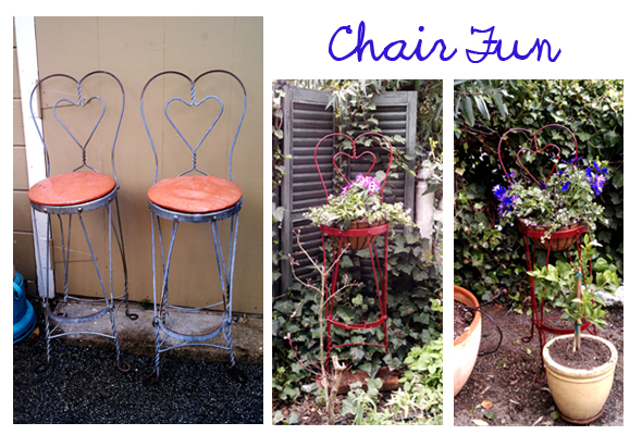 garden chair art