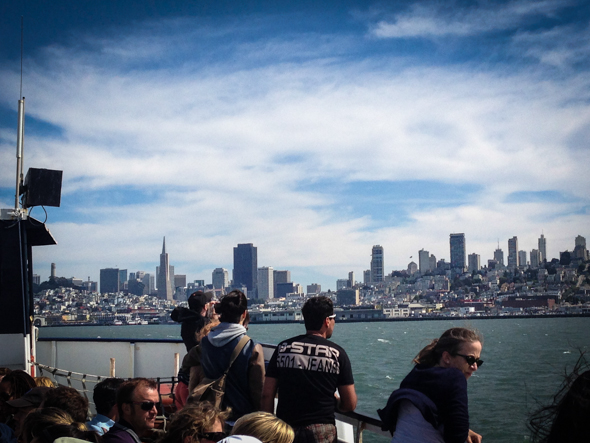 SF skyline from Ferry