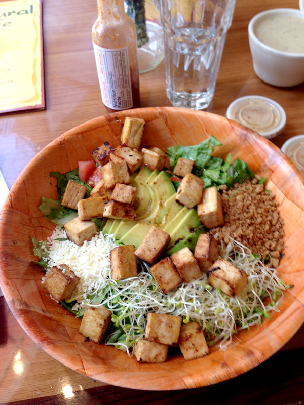 Salad at Natural Cafe