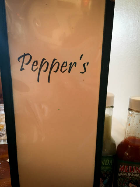 Pepper's Menu