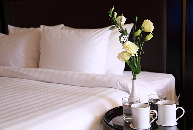 comfy hotel bedding
