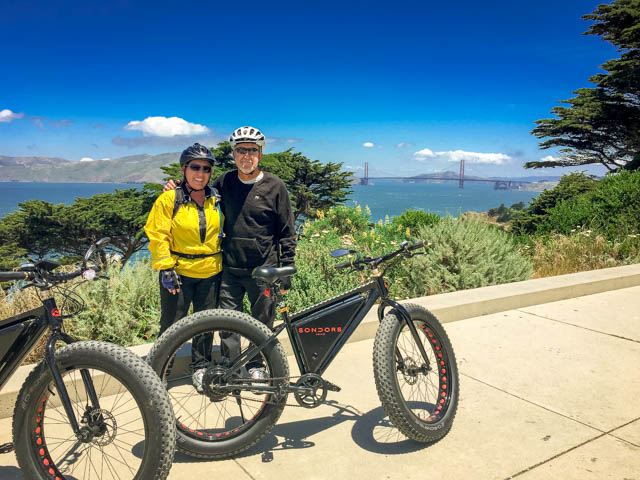 Sondors ebike riding in San Francisco