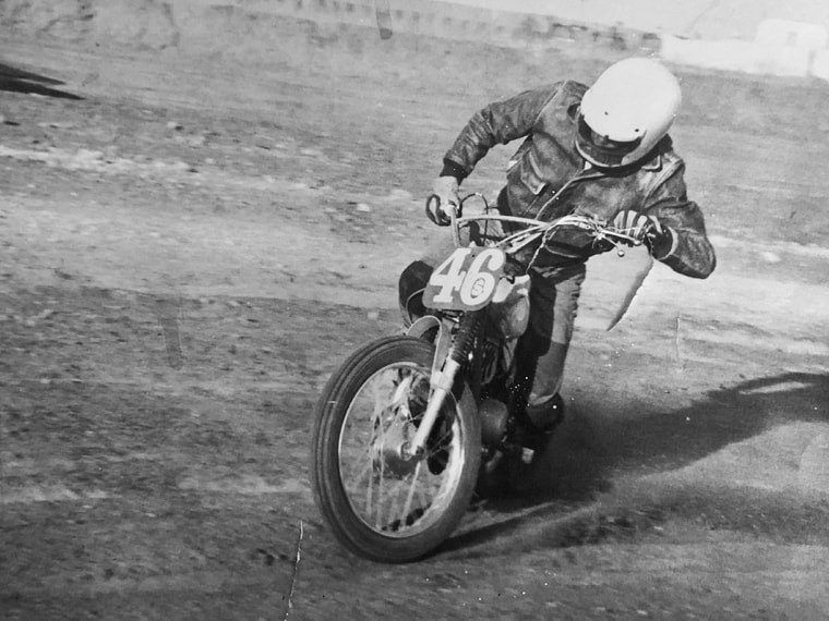 Jim's motorcycle racing days